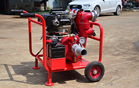 推拉式小型柴油机消防泵